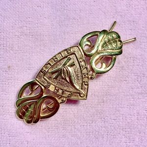 VNT Campfire Girls Gold barrette